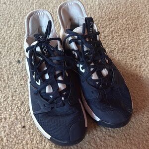 Women's Black and White Sneakers